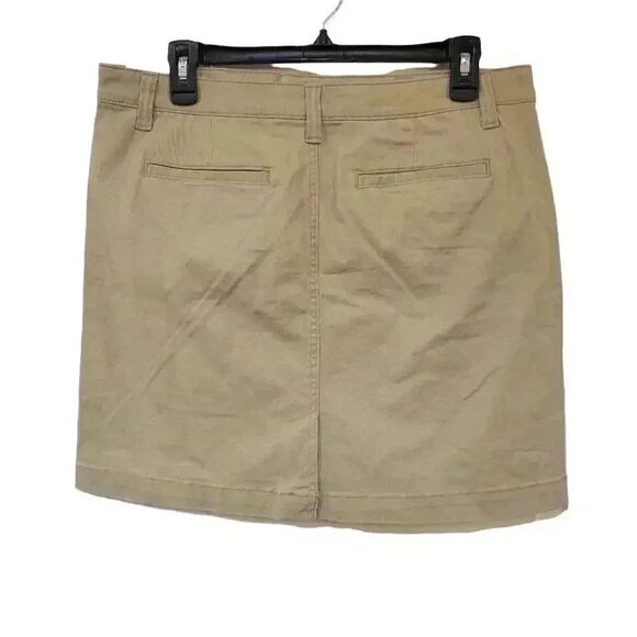 Aeropostale Women's Tan Cotton/Spandex High Rise Mini Skirt NEW - Picture 6 of 13